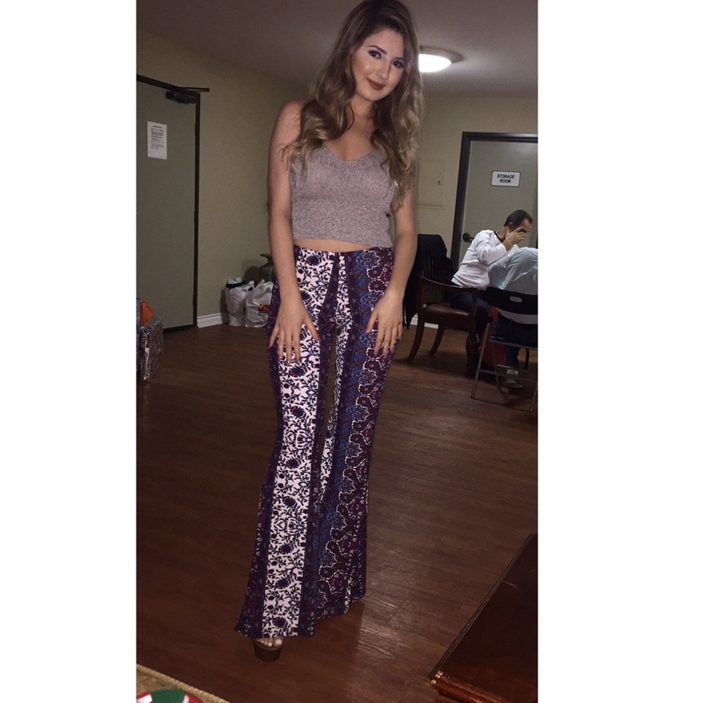 Hip flare pants